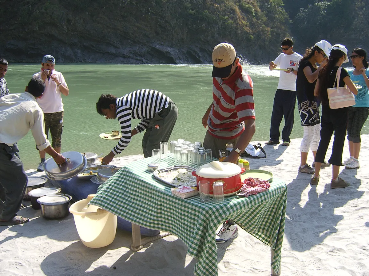 River rafting in Rishikesh