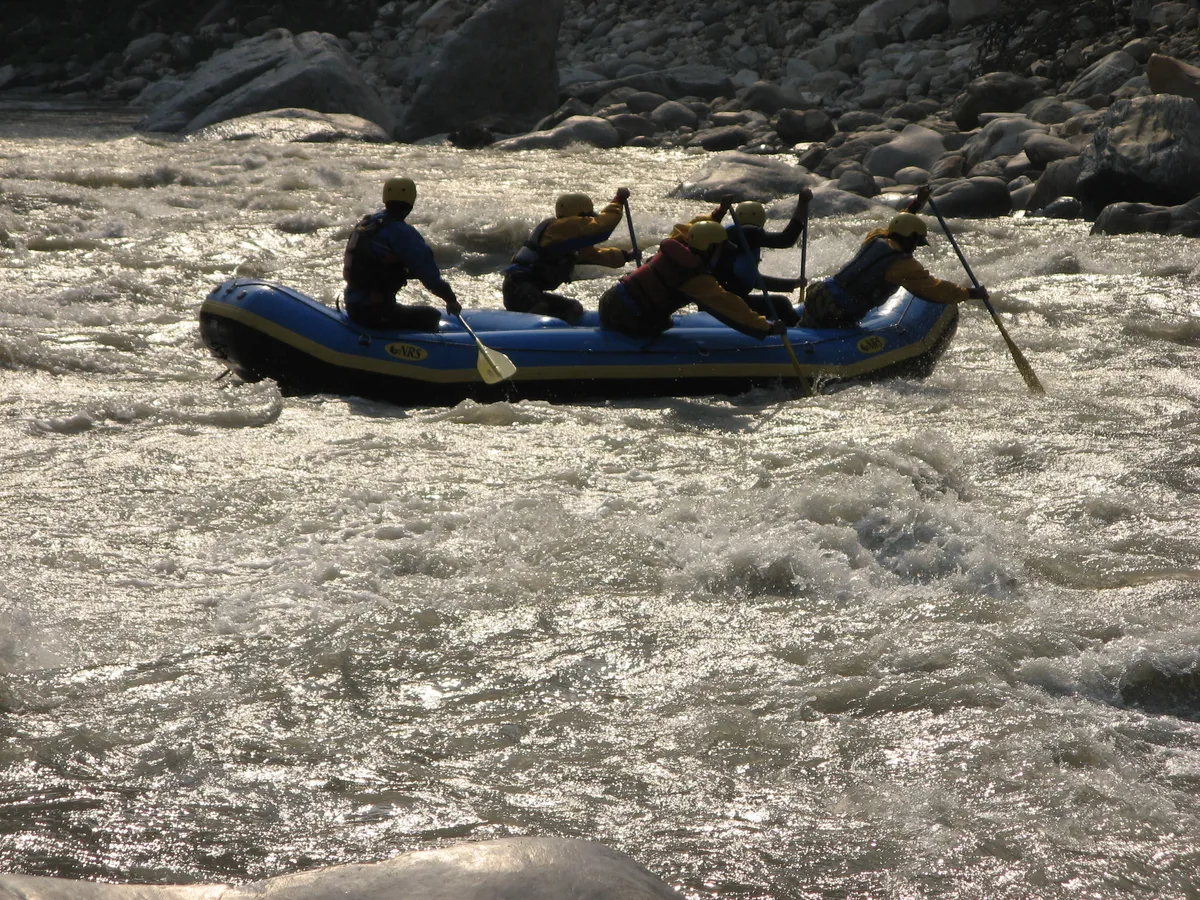 Rafting on the Ganga